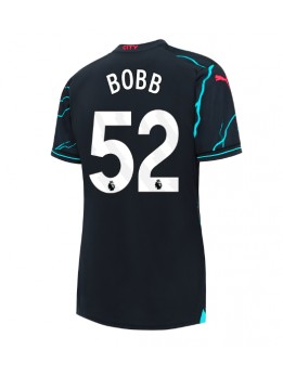 Manchester City Oscar Bobb #52 Ausweichtrikot für Frauen 2023-24 Kurzarm